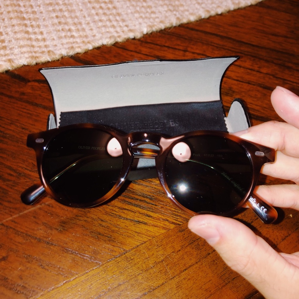 NEW Oliver Peoples Sunglasses- Gregory Peck model